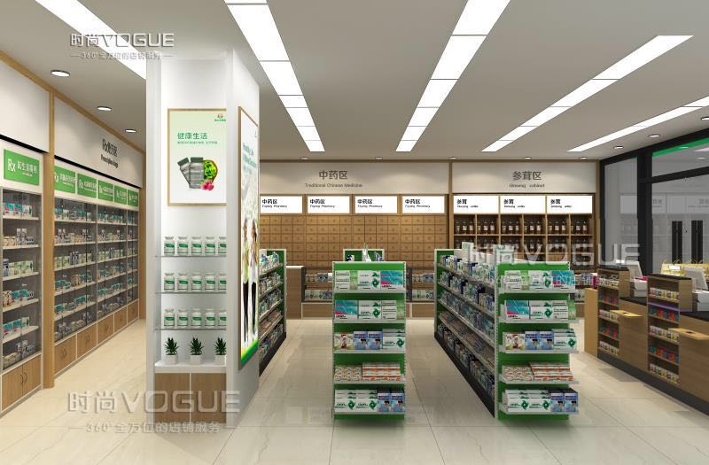 藥店陳列設計圖
